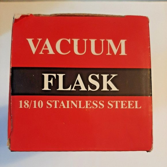 Vacuum Flask 18/10 Stainless Steel Bullet Line with Carry Bag Par-A-Dice Casino - Picture 10 of 11